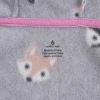 A three-piece set of baby, spring, autumn and winter vests, hooded outerwear, and baby fleece backpack clothing details Picture